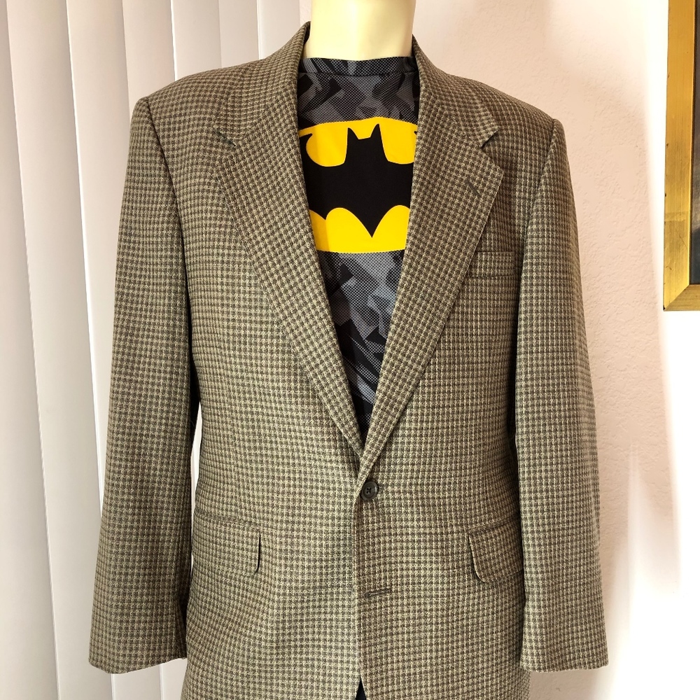 Gorgeous BOTANY 500 silk Blazer - 43R brown